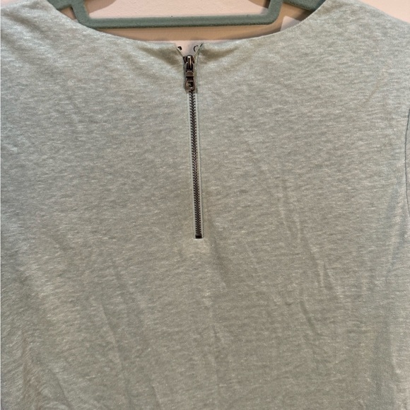 Alice + Olivia Air Stefan Linen Tunic Tee Dress Seafoam Sz Small - Picture 6 of 9